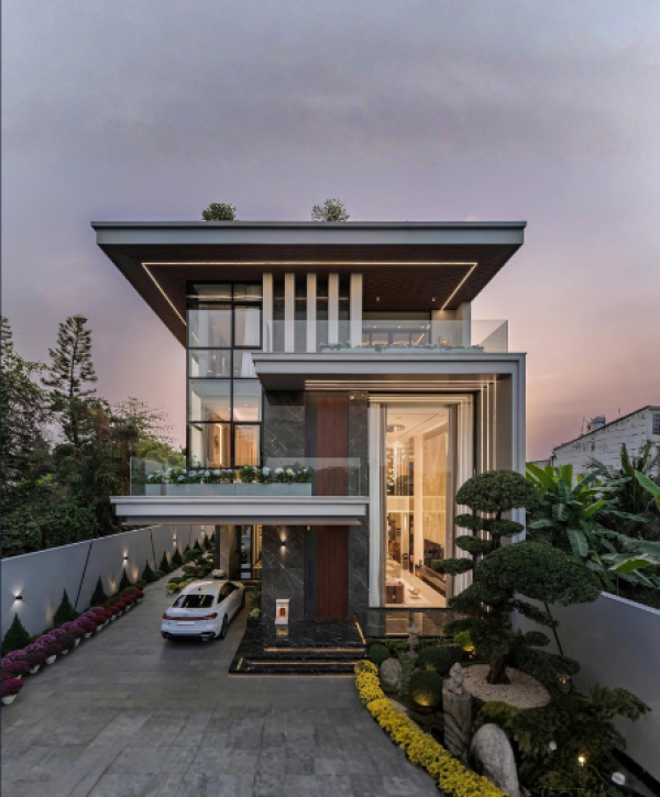 Ms Nga Villa — Biệt Thự Hiện Đại 1.040m² : Hành Trình Từ Bản Vẽ Đến Bàn Giao