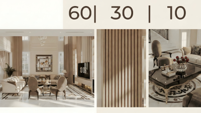 Quy Tắc 60-30-10 Trong Thiết Kế Nội Thất Là gì? Và Cách Ứng Dụng Hiệu Quả